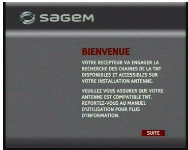 SAGEM DTI85PB HD - Première installation - 1