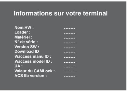 SAGEM DTR 94160S HD - Informations sur votre terminal de réception - 1