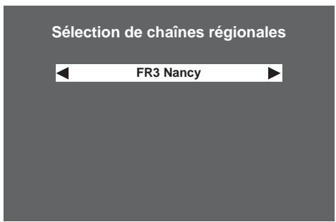 SAGEM DTR 94160S HD - Choix du service régional de France 3 - 1