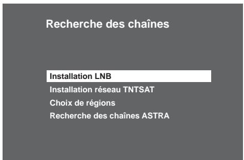 SAGEM DTR 94160S HD - Recherche des chaînes - 1