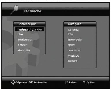 SAGEM DVR 84250T TNT HD & DTR 84250T HD - 11-2-2 Recherche des programmes à enregistrer - 3