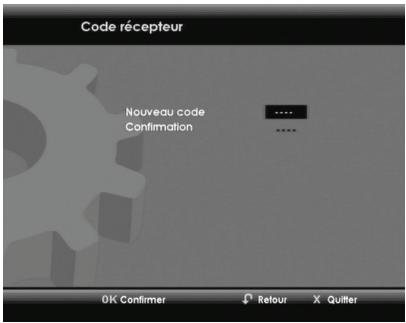 SAGEM DVR 84250T TNT HD & DTR 84250T HD - 7-4 Création du code parental - 1