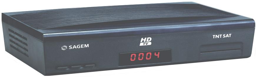 SAGEM IHD 91 - Terminal Haute Définition de réception de TNT gratuite par satellite avec carte d'accès TNTSAT - 1