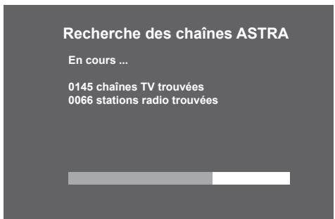 SAGEM IHD 91 - 6-1-4 Recherche des chaînes ASTRA - 1