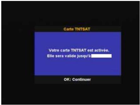SAGEM ISD75 - Initialisation de la carte TNTSAT - 1