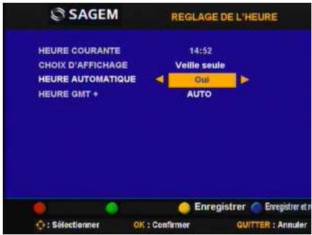 SAGEM ISD75 - Réglage de l'heure - 1