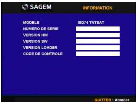 SAGEM ISD75 - Information - 1