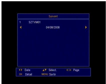 SAGEM ITD63 ECO & ITD63 - Guide électronique des programmes (EPG) - 2