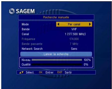 SAGEM ITD63 ECO & ITD63 - Calage / orientation de l'antenne - 1
