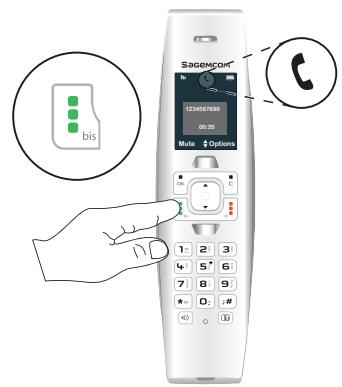 SAGEM SIXTY 2 - Making a call - 3