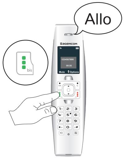 SAGEM SIXTY 2 - Receiving a call - 4