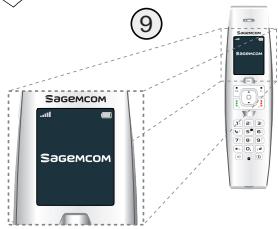 SAGEM SIXTY 2 - Installing the phone - 5