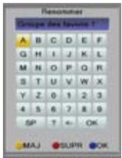 SAGEM TWIN 830 HD - Renommer vos listedes de chaînes favorites - 2