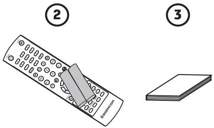 SAGEM TWIN 830 HD - Contenu de l'emballage - 2