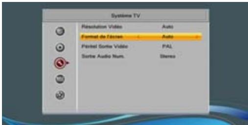 SAGEM TWIN 830 HD - Paramétrer le système TV - 1