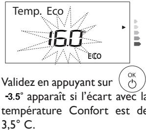 SAUTER BACHATA - COMMENT MODIFIER LA TEMPERATURE SOUHAITEE? - 3