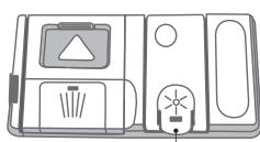 WHIRLPOOL WBC3C26X - REMPLIR LE DISTRIBUTEUR DE LIQUIDE DE RINÇAGE - 1