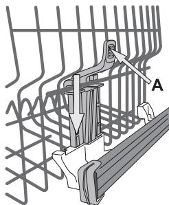 WHIRLPOOL WBC3C26X - AJUSTER LA HAUTEUR DU PANIER SUPÉRIEUR - 1