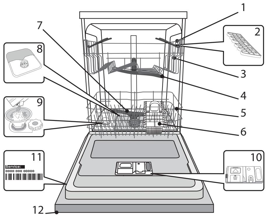 WHIRLPOOL WBC3C26X - DESCRIPTION DU PRODUIT - 1
