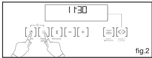 SAUTER SFP945V,  SFP945B,  SFP945XT - Comment régler l'heure ? - 4
