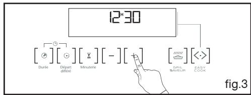 SAUTER SFP945V,  SFP945B,  SFP945XT - Comment régler l'heure ? - 5