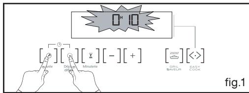 SAUTER SFP945V,  SFP945B,  SFP945XT - - REGLAGE DE LA LUMINOSITE DE L'AFFICHEUR - 1