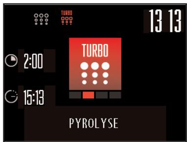 SAUTER SOP5762B,  SOP5762W,  SOP5762X - L'écran indique: - 3