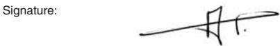 RYOBI CCC-1801M - WARRANTY - STATEMENT - 2