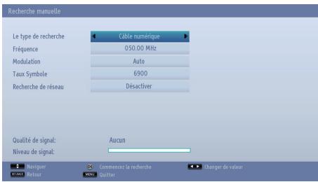 TOSHIBA 22L1333G - Recherche manuelle du câble numérique - 1