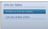 TOSHIBA 22L1333G - Affichage de la liste des chaînes - 1
