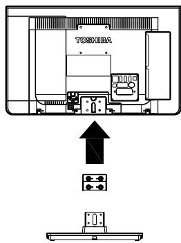 TOSHIBA 32W1334G - Démontage du socle - 1