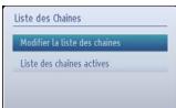 TOSHIBA 32W1334G - Affichage de la liste des chaînes - 1