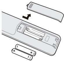 TOSHIBA 39L4333DF,  50L4333DF - Insertion des piles et portée effective - 1