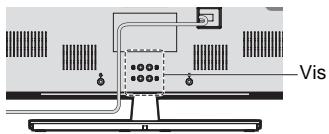 TOSHIBA 39L4333DF,  50L4333DF - Retrait du socle : - 1