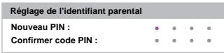TOSHIBA 39L4333DF,  50L4333DF - Réglage de l'identifiant parental - 2