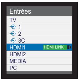TOSHIBA 40L2434DG - Sélectionnez l'appareil CEC HDMI - 1