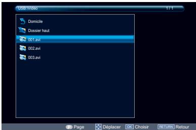 TOSHIBA 40L2434DG - Lire les fichiers video - 3