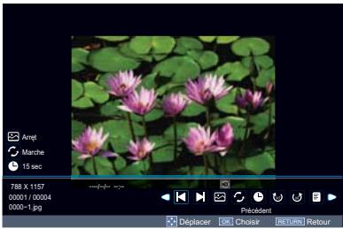 TOSHIBA 40L2434DG - Affichage des fichiers photo - 4