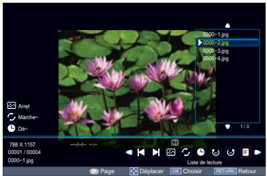 TOSHIBA 40L2434DG - Utiliser la liste de lecture - 1