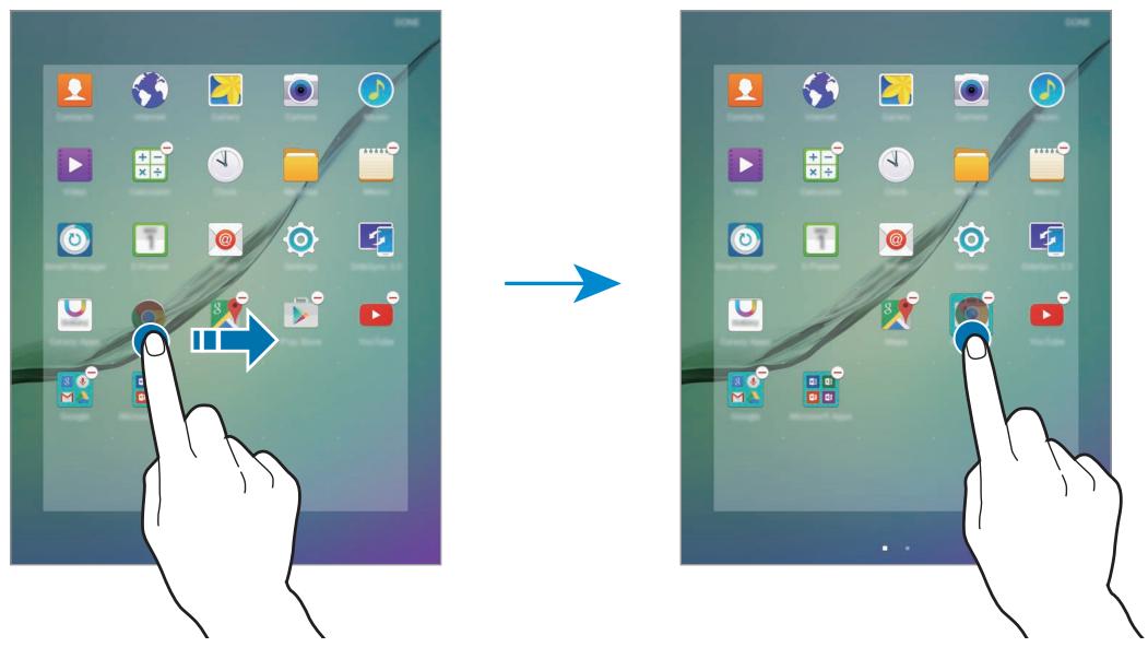 SAMSUNG GALAXY TAB S2 WI-FI  - Créer des dossiers - 2