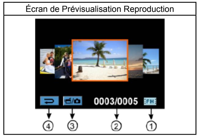 TOSHIBA CAMILEO H30 - Informations de l'écran LCD - 1