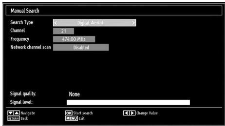 TOSHIBA CT 90326 - Recherche manuelle de l'antenne numérique - 1