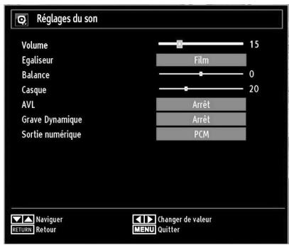 TOSHIBA CT 90326 - Configuration des paramètres sonores - 1