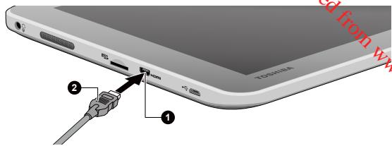 TOSHIBA ENCORE 2 WT10-A-102 (PDW0BE-006029FR),  ENCORE 2 WT10-A-102 (PDW0BE-00Q029FR) - Péripétrique HDMI - 2