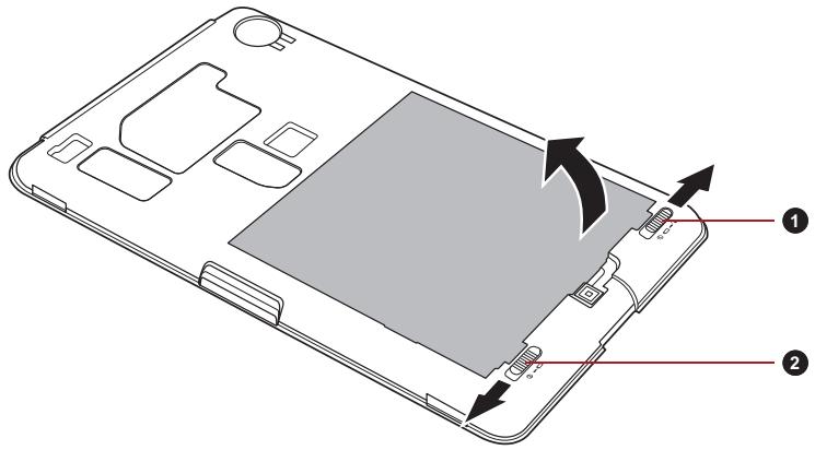 TOSHIBA EXCITE PRO AT10LE-A-108 - Retrait de la batterie - 3