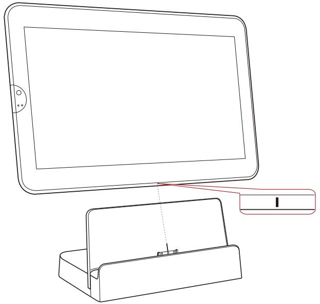 TOSHIBA EXCITE PURE AT10-A-104 - Connexion de l'adaptateur secteur - 5
