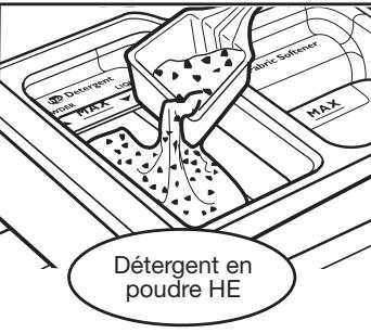 WHIRLPOOL WFW92HEFW - USE & CARE GUIDE - Ajouter du détergent HE - 3