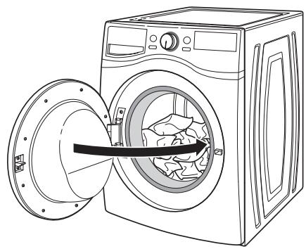 WHIRLPOOL WFW92HEFW - USE & CARE GUIDE - Load laundry into washer - 1