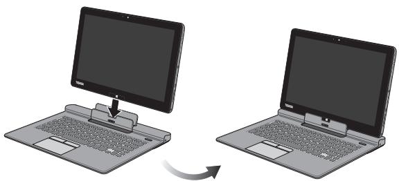 TOSHIBA PORTEGE Z10T-A-103 - Connexion de la station TOSHIBA Keyboard Dock - 1