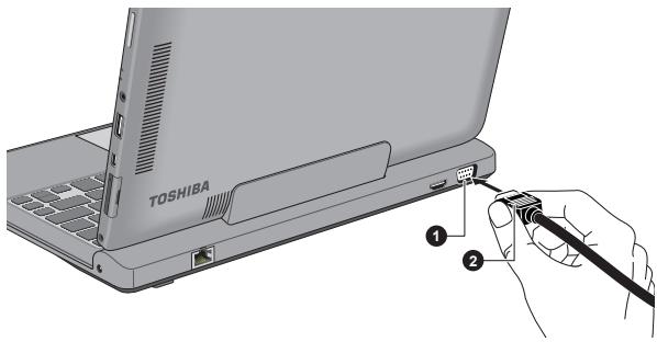 TOSHIBA PORTEGE Z10T-A-103 - Port écran externe (RVB) - 1